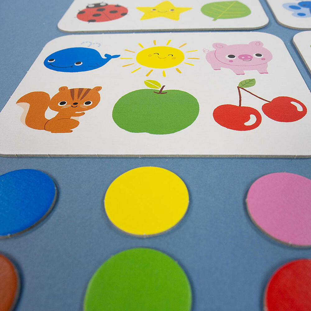 Jumbo Games I learn colors &amp; shapes, educational game, children's game, laying game, children's game, 19580