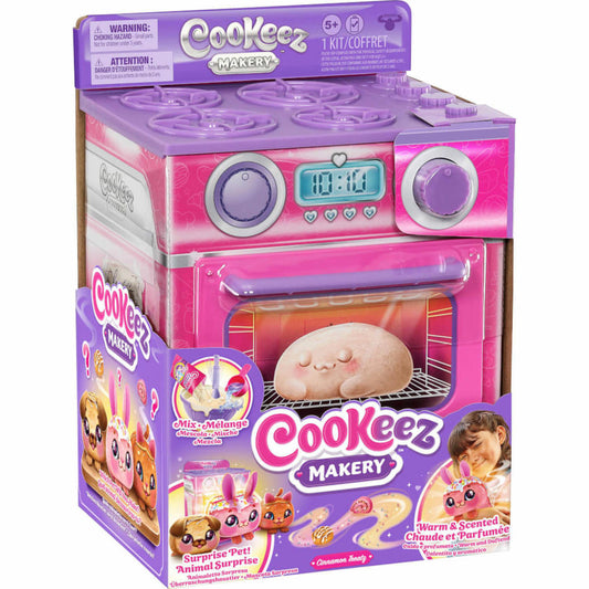 Cookeez Makery Oven Pink Cake, Surprise Animal, Interactive Plush Toy, Surprise, 23502