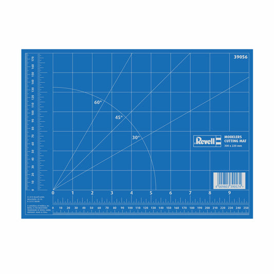 Revell Schneidmatte Cutting Mat S, Schneideunterlage für Modellbau, 30 x 32 cm, 39056