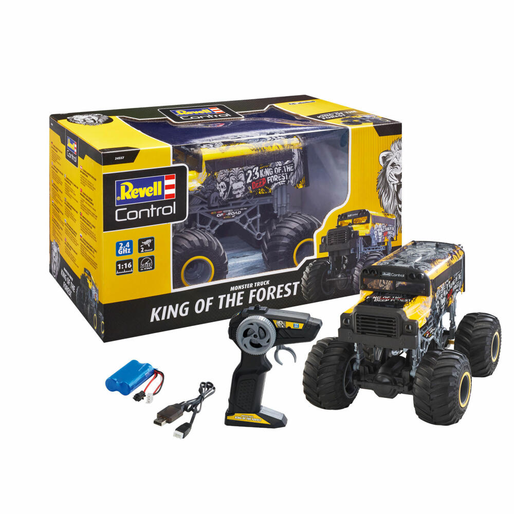 Revell Control Monster Truck King of the Forest, ferngesteuerter Monster-Truck, 2.4 GHz, ab 8 Jahren, 24557