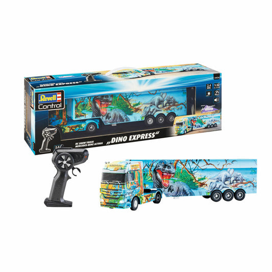 Revell Control RC Show Truck Mercedes Benz Actros Dino Express, Ferngesteuertes Auto, Spielzeug, ab 8 Jahre, 24534