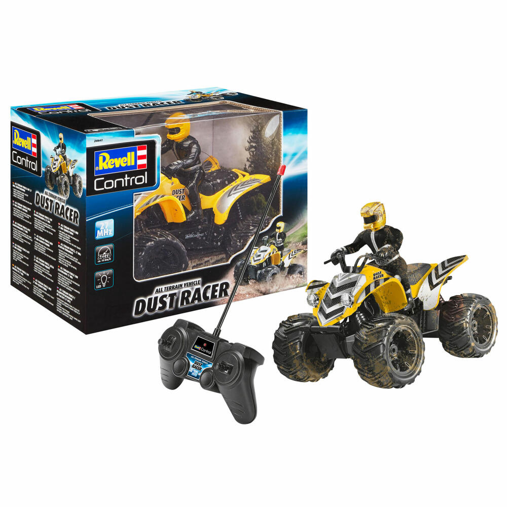 Revell Control Quad ATV New Dust Racer, ferngesteuertes Quadbike, 27 MHz, ab 8 Jahren, 24641