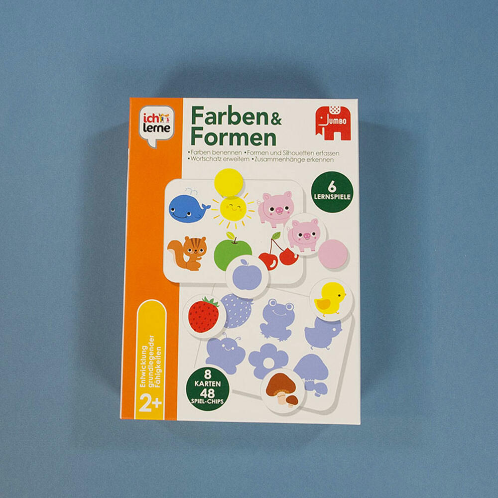 Jumbo Games I learn colors &amp; shapes, educational game, children's game, laying game, children's game, 19580