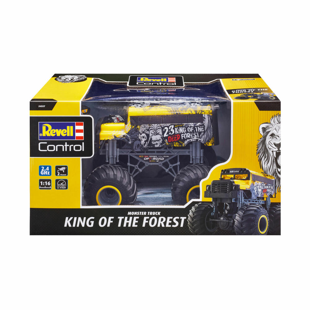 Revell Control Monster Truck King of the Forest, ferngesteuerter Monster-Truck, 2.4 GHz, ab 8 Jahren, 24557