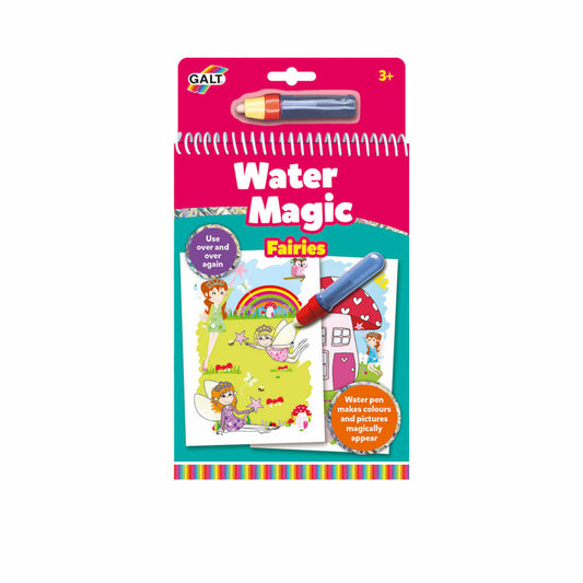 Jumbo Spiele GALT Water Magic Feen, Malbuch, Malen mit Wasser, Wasserstift, ab 3 Jahre, 1004399