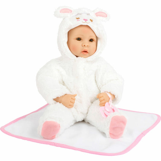Legler small foot Babypuppe Lämmchen, 3-tlg., Baby Puppe, Spielpuppe, 43 cm, 11498