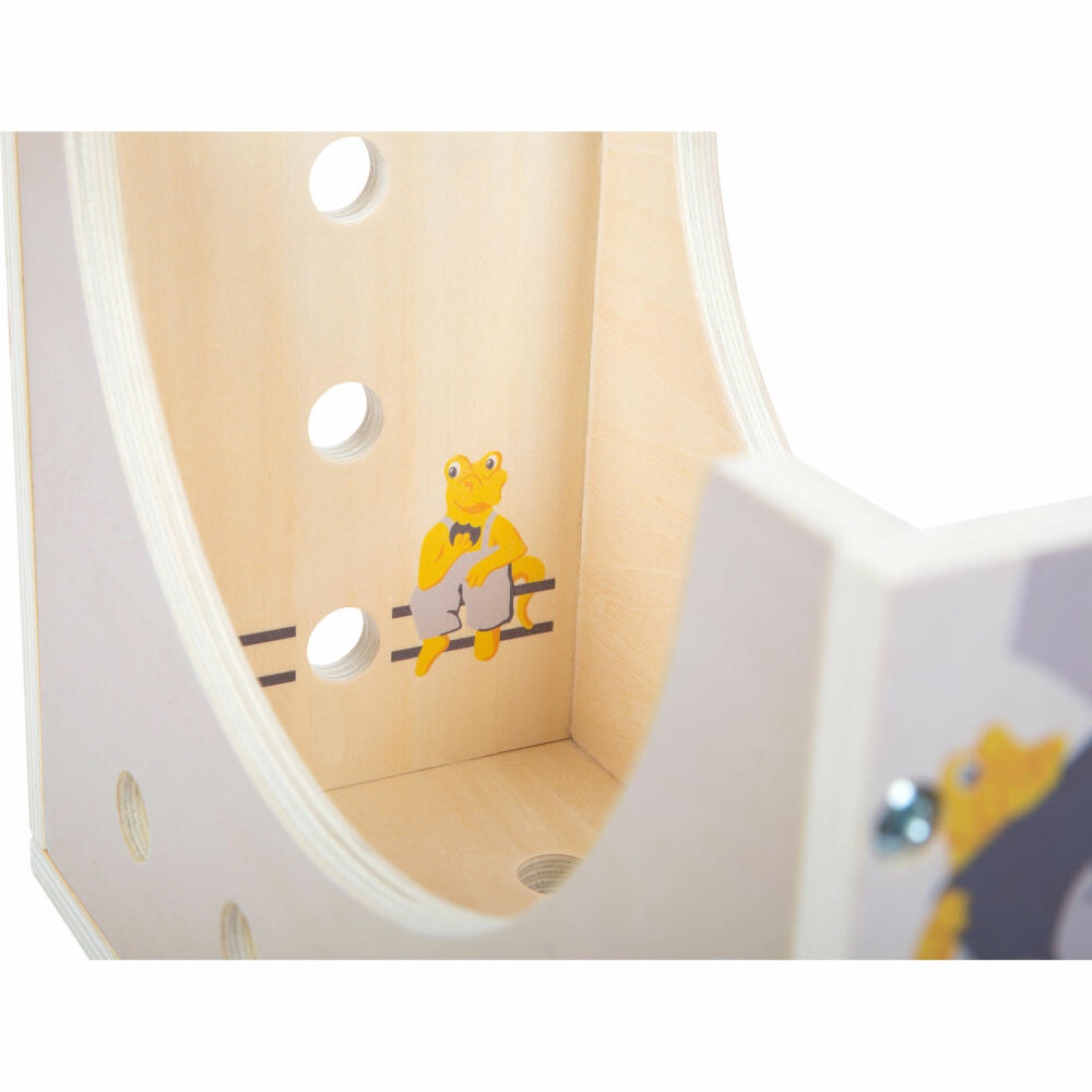 Legler small foot Werkzeugkasten 2in1 Miniwob, Werkzeug Kasten, Werkstatt, Rollenspielzeug, Kinder, 11809