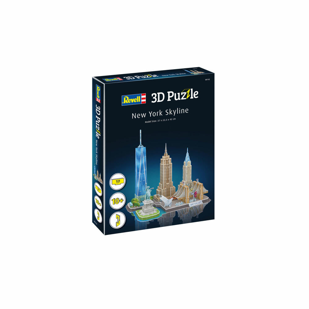 Revell 3D Puzzle City Line New York, Städtepuzzle, USA, 123 Teile, ab 10 Jahren, 00142