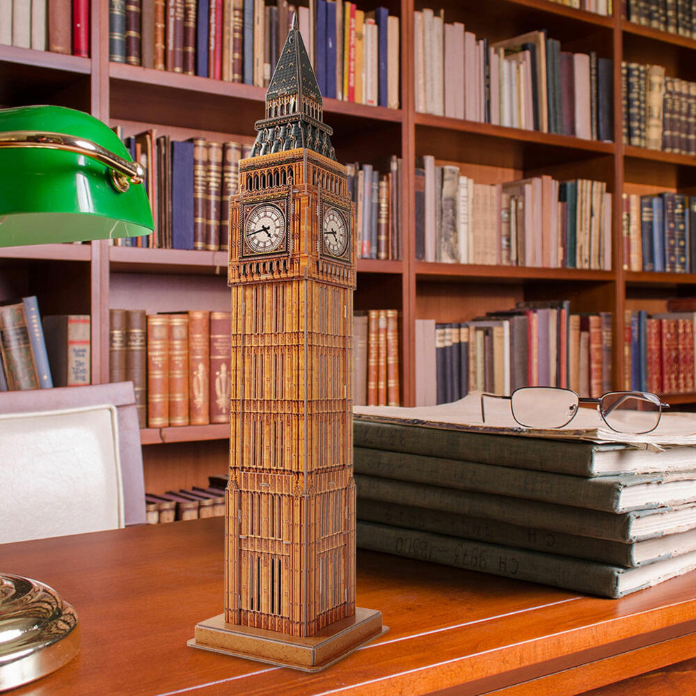 Revell 3D Puzzle Big Ben, Uhrturm von London, Elizabeth Tower, 44 Teile, ab 10 Jahren, 00201