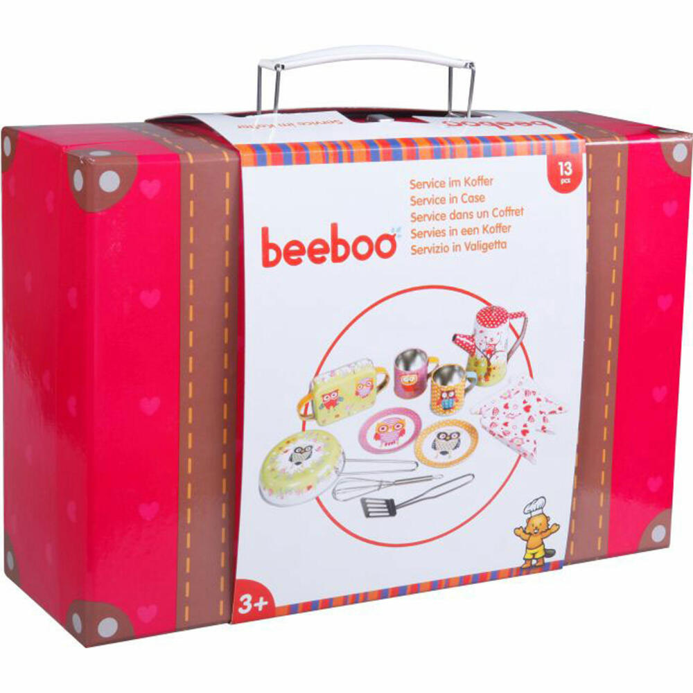 Beeboo Kitchen Service in a case, 13 pieces