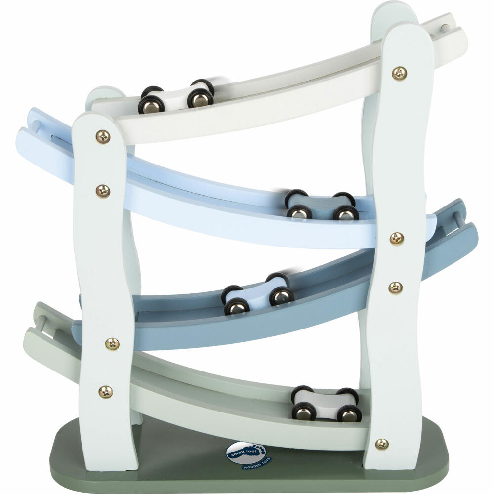 Legler small foot Rennbahn Blaues Wunder, Autobahn, Kugelbahn, Murmelbahn, Kinder Spielzeug, 11651