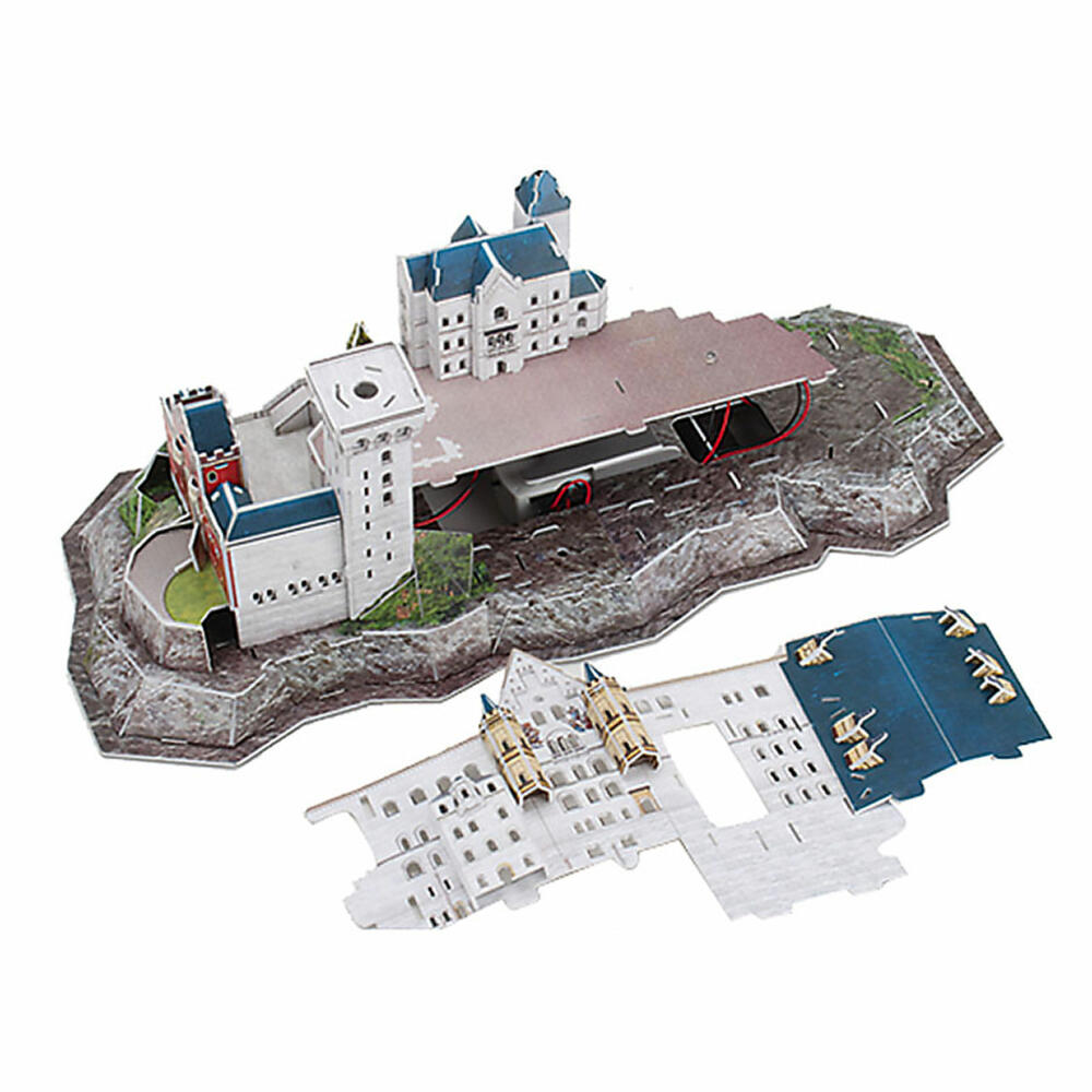 Revell 3D Puzzle Neuschwanstein Castle, LED Edition, with lighting, 128 pieces, from 10 years, 00151