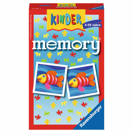 Ravensburger Mitbringspiele Kinder memory, card game, memory game, search game, children's game, children's game, 23103 4