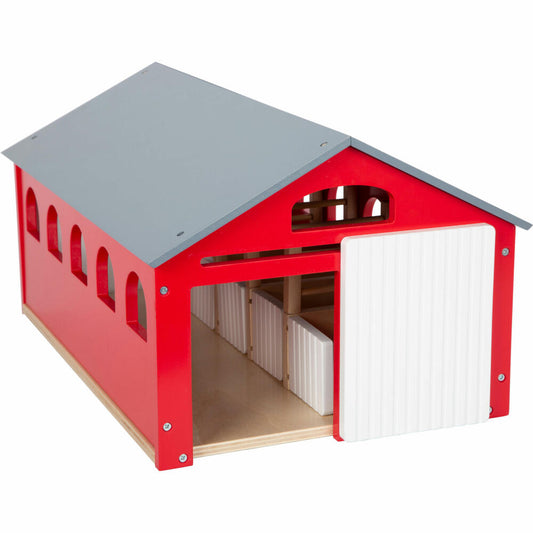 Legler small foot Pferdestall Alabama, Pferde Stall, Spielwelt, Pferdehof, Kinder Spielzeug, Holz, 11869