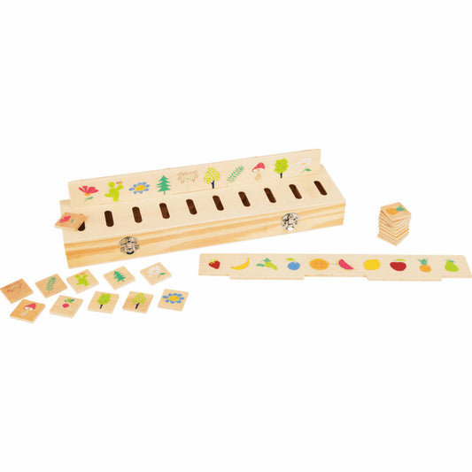 Legler small foot Bildersortierbox Educate, Lernspielzeug, Lernspiel, Sortierspiel, Spielzeug, 11325