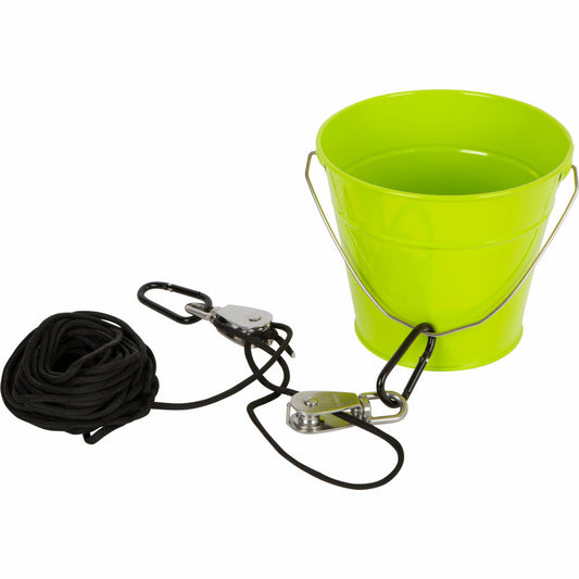 Legler small foot Flaschenzug mit Eimer, Sandspielzeug, Garten Spielzeug, Kinder, 11905