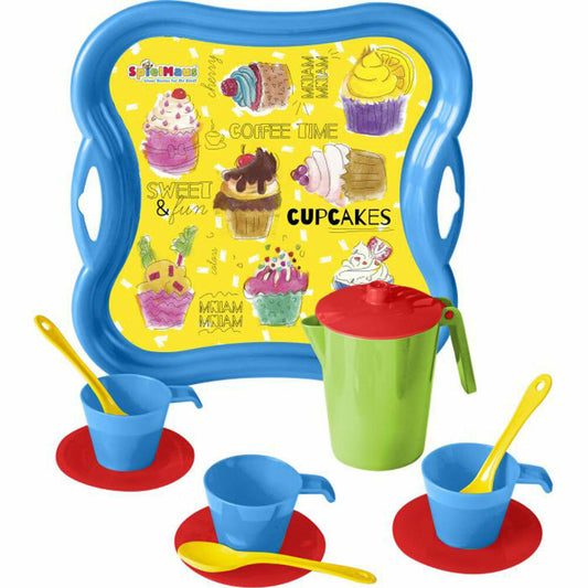Beeboo Kitchen coffee service and tray, 12 pieces