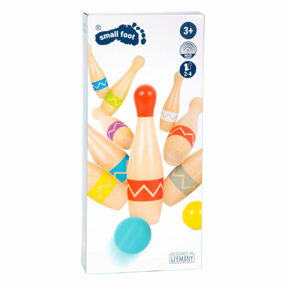 Legler Kegelspiel Active, Kegelspielzeug, Kegel-Set, Bowling-Set, Holz, 11912