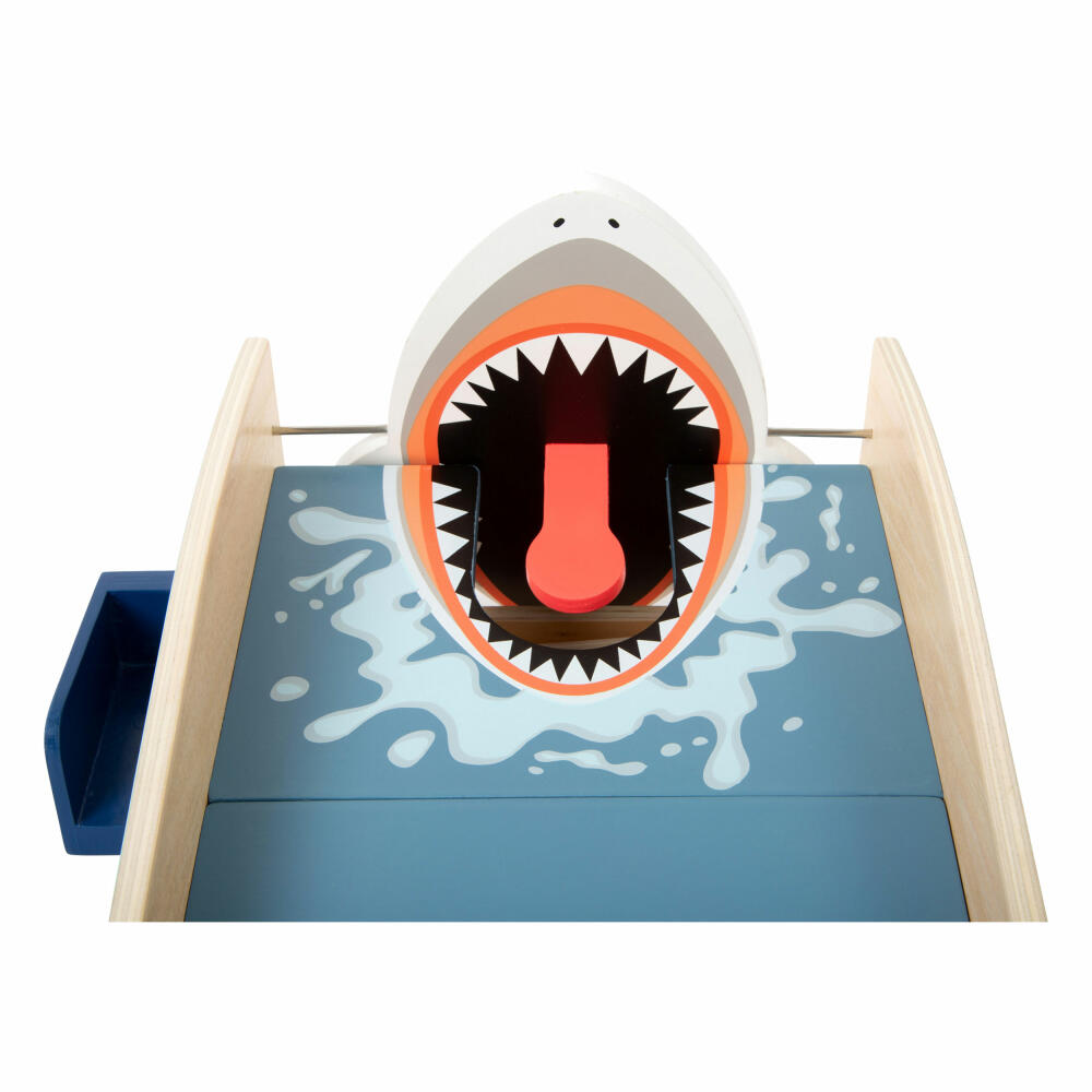 Legler Minigolf Shark Attack, Kinder Golf Set mit 2 Schlägern, Minigolfbahn, Holz, 11588