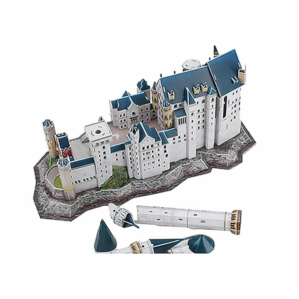 Revell 3D Puzzle Neuschwanstein Castle, LED Edition, with lighting, 128 pieces, from 10 years, 00151