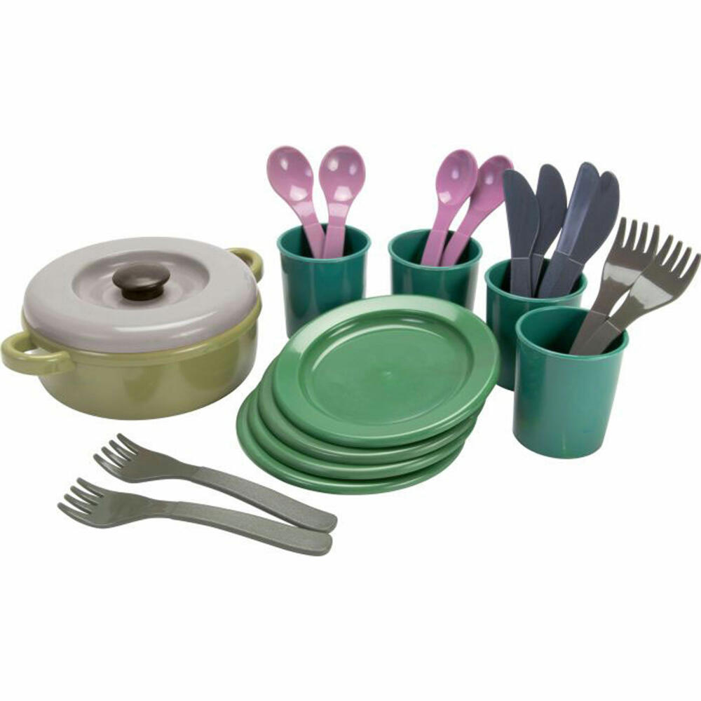 Dantoy Green Bean dining service in net, 22 pieces