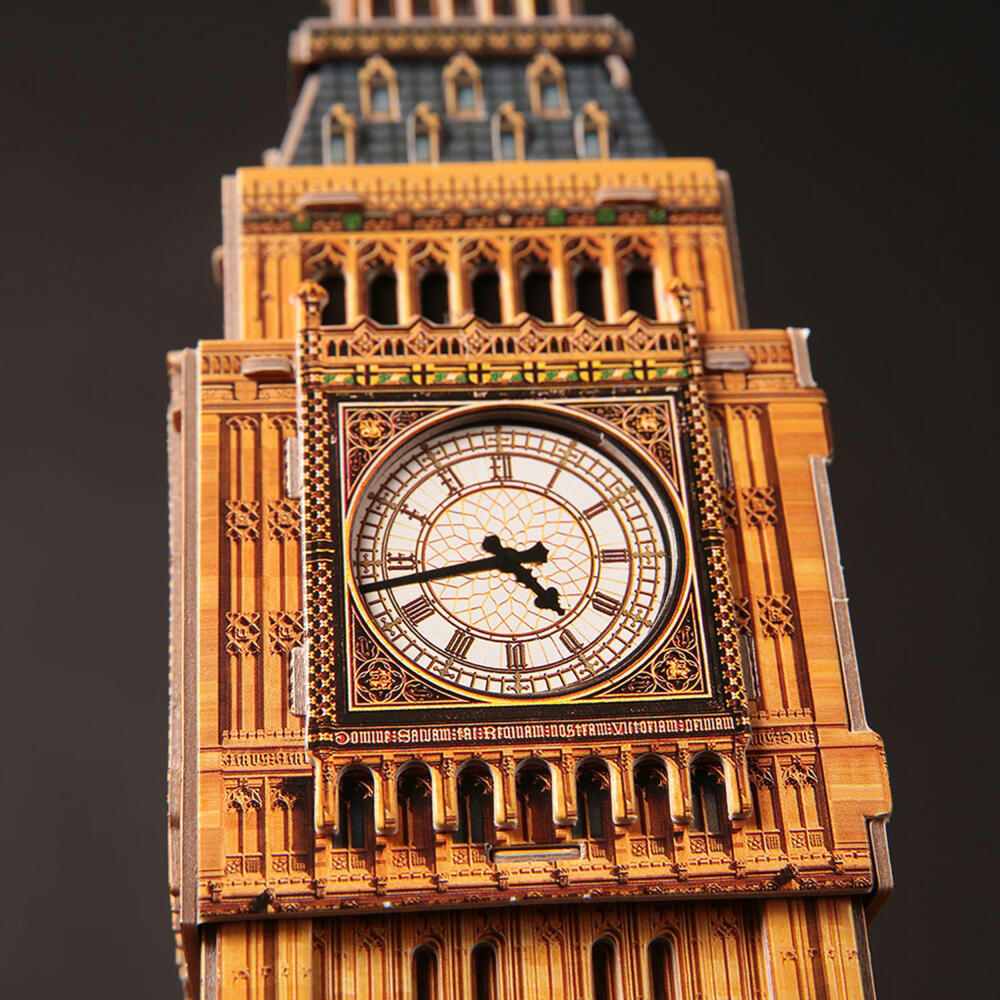 Revell 3D Puzzle Big Ben, Uhrturm von London, Elizabeth Tower, 44 Teile, ab 10 Jahren, 00201