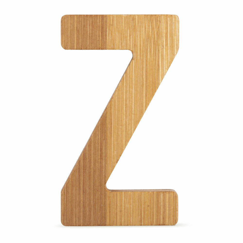 small foot design ABC letters bamboo Z