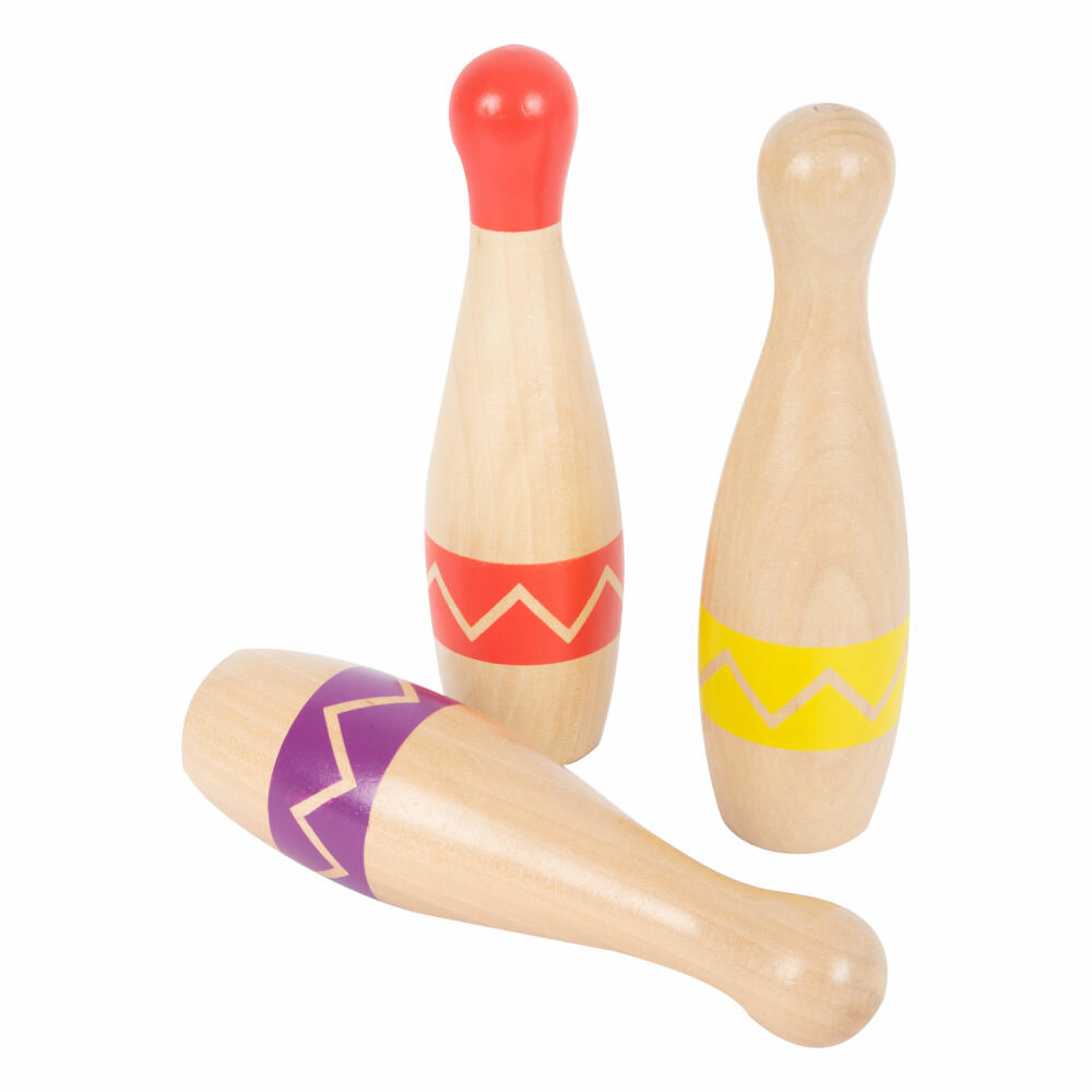 Legler Kegelspiel Active, Kegelspielzeug, Kegel-Set, Bowling-Set, Holz, 11912