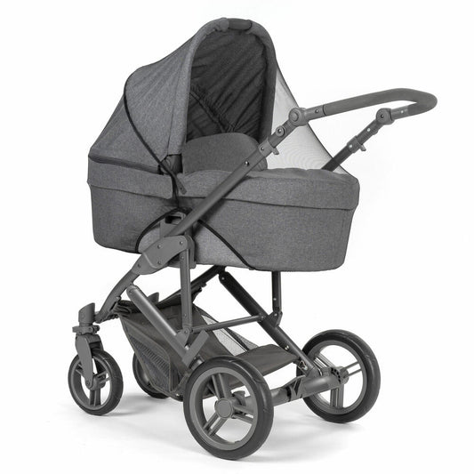reer BiteSafe Insektenschutz für Kinderwagen, Moskitonetz, Mückennetz, Fliegennetz, Polyester, Schwarz, 87021
