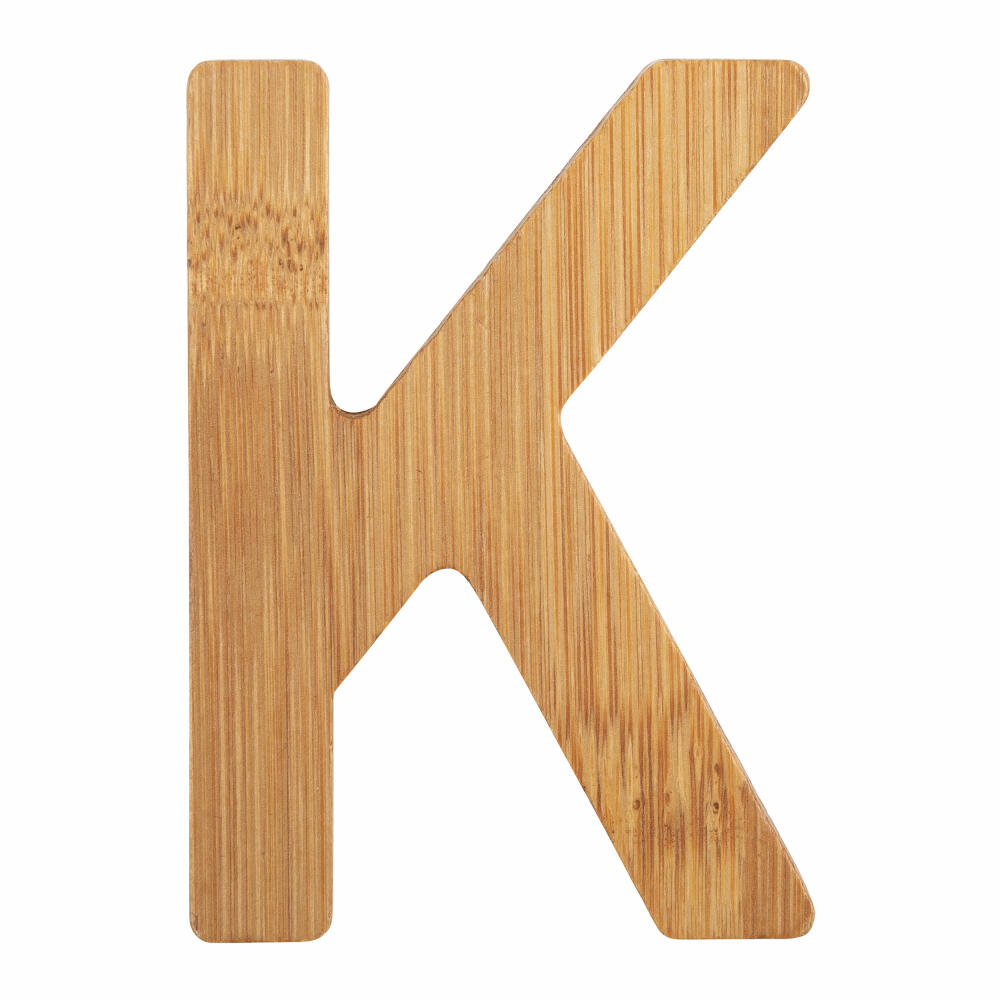 small foot design ABC letters bamboo K