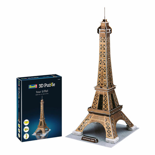 Revell 3D Puzzle Eifelturm, La tour Eiffel, Paris, 39 Teile, ab 10 Jahren, 00200
