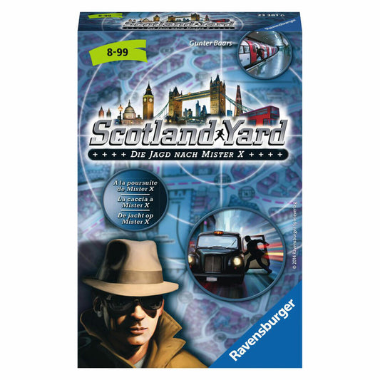 Ravensburger Bring-along Games Scotland Yard, Tactics Game, Strategy Game, Detective Game, Guessing Game, Children's Game, Children's Game, 23381 6