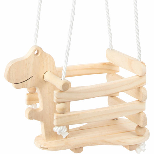 Legler small foot Dinoschaukel Rex, Kleinkindschaukel, Sitzschaukel, Schaukel, Kinder, 11589