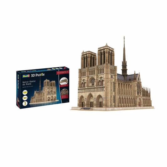 Revell 3D Puzzle Notre Dame de Paris, Kathedrale, 293 Teile, ab 10 Jahren, 00190