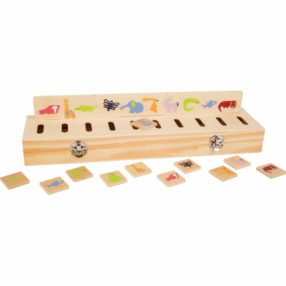 Legler small foot Bildersortierbox Educate, Lernspielzeug, Lernspiel, Sortierspiel, Spielzeug, 11325