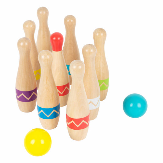 Legler Kegelspiel Active, Kegelspielzeug, Kegel-Set, Bowling-Set, Holz, 11912