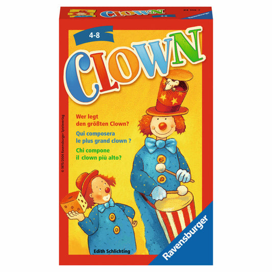 Ravensburger Bring-along games Clown, dice game, laying game, card game, children's game, children's game, 23115 7
