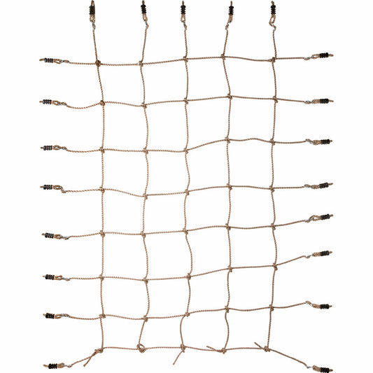 Legler small foot Kletternetz mit Achterhaken, Kletter Netz, Klettern, Garten Spielzeug, Kinder, 11876