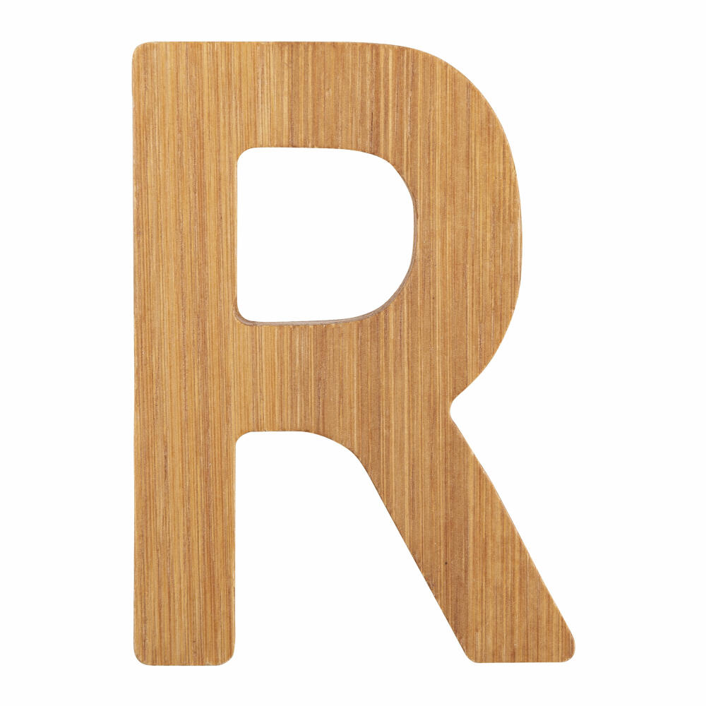 small foot design ABC letters bamboo R