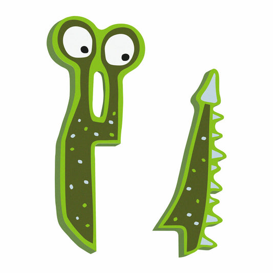 small foot design ABC Buchstaben Monster Clooney