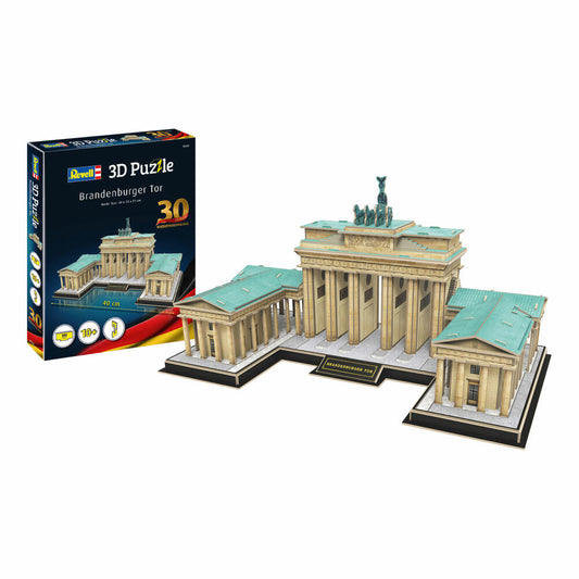Revell 3D Puzzle Brandenburger Tor 30th Anniversary, 30 Jahre Wiedervereinigung, 150 Teile, ab 10 Jahren, 00209