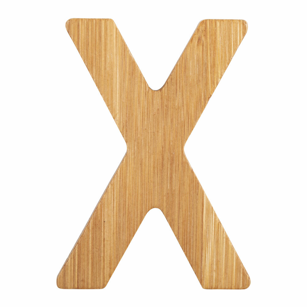 small foot design ABC letters bamboo X