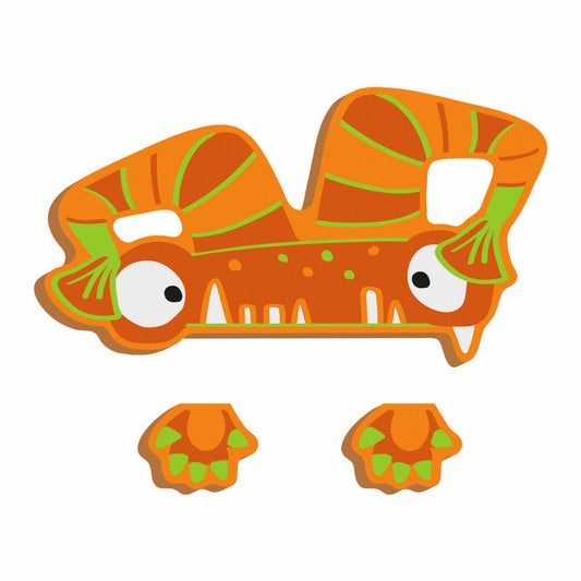 small foot design ABC Buchstaben Monster Woody