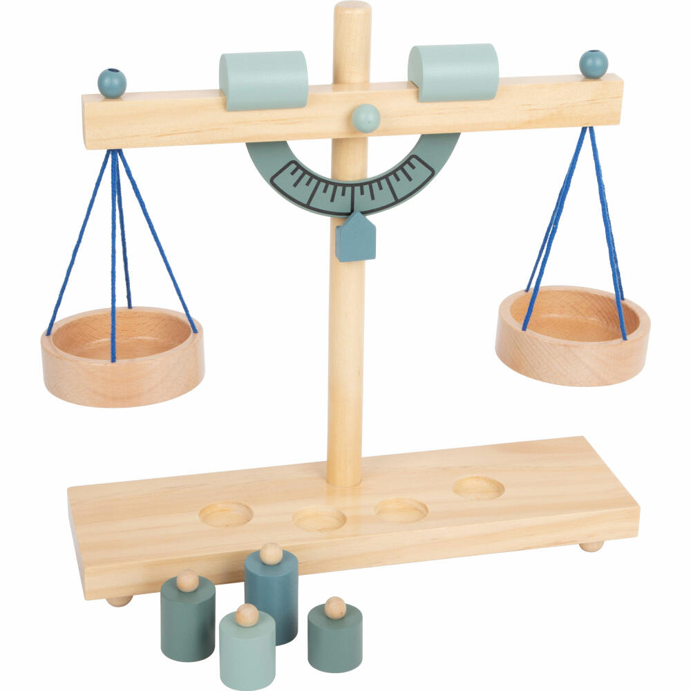 Legler small foot Balkenwaage Little Market, Waage, Kaufladen Zubehör, Spielzeug, Kinder, 11861