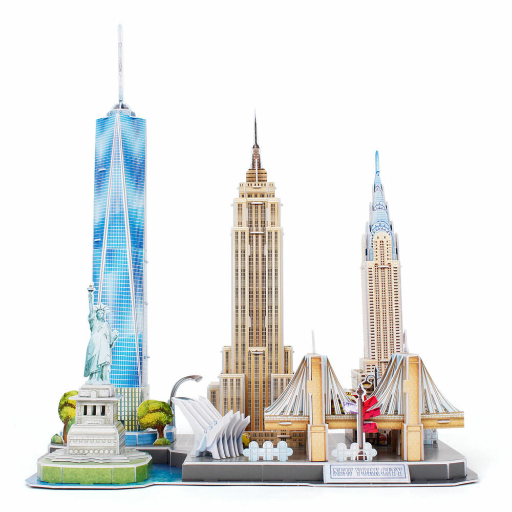 Revell 3D Puzzle City Line New York, Städtepuzzle, USA, 123 Teile, ab 10 Jahren, 00142