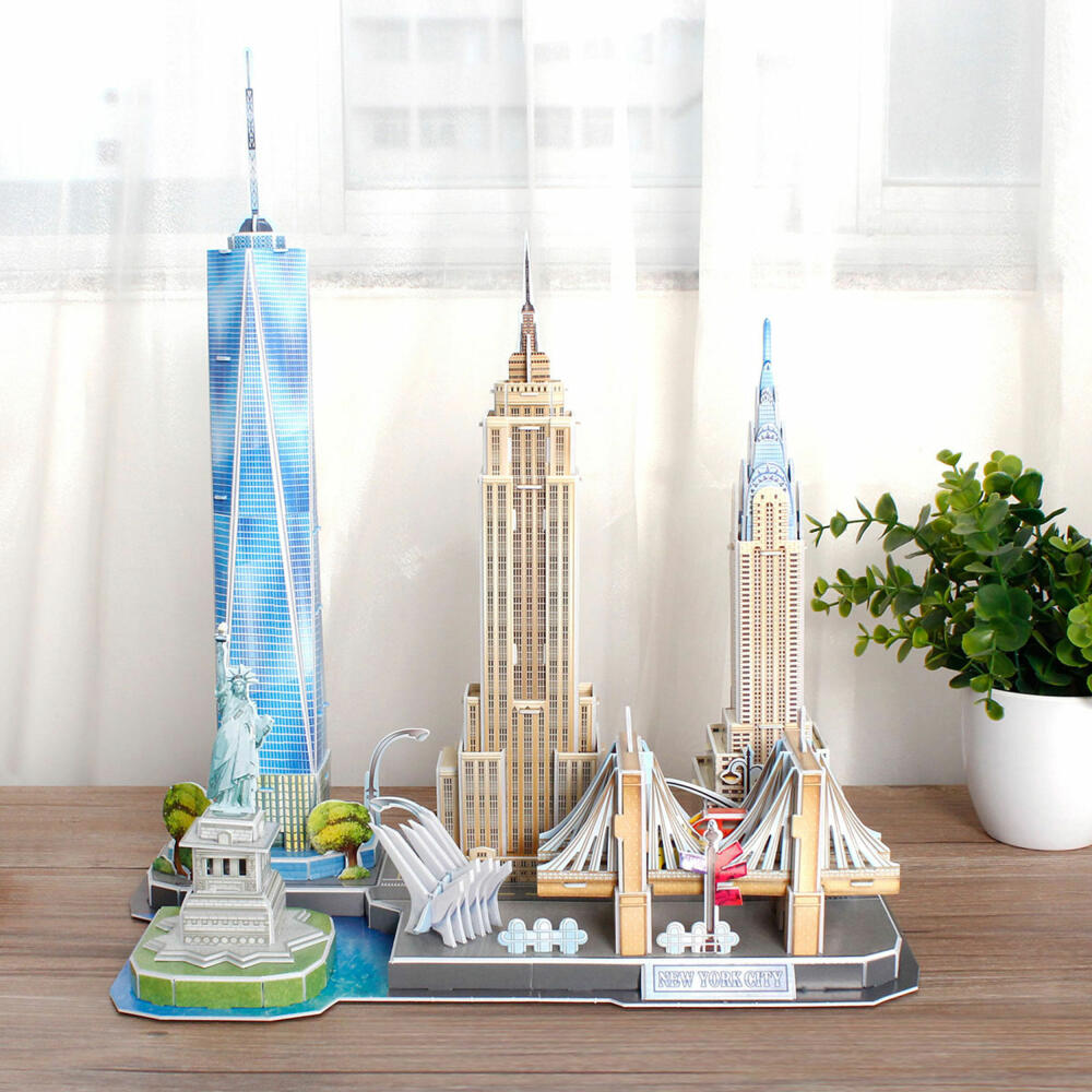 Revell 3D Puzzle City Line New York, Städtepuzzle, USA, 123 Teile, ab 10 Jahren, 00142