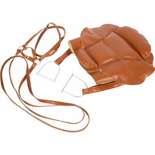 Legler small foot Sattel und Zaumzeug-Set, für Holzpferd Art-Nr. 11664, Zubehör Holz Pferd, 11906