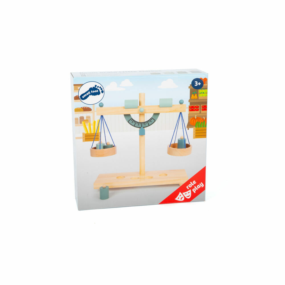 Legler small foot Balkenwaage Little Market, Waage, Kaufladen Zubehör, Spielzeug, Kinder, 11861