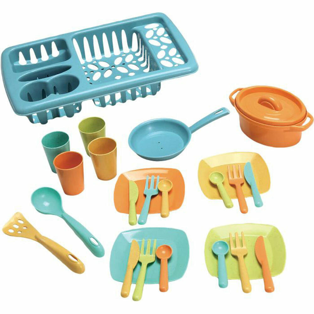 Spielmaus Kitchen Cutlery and Crockery Set 26-piece