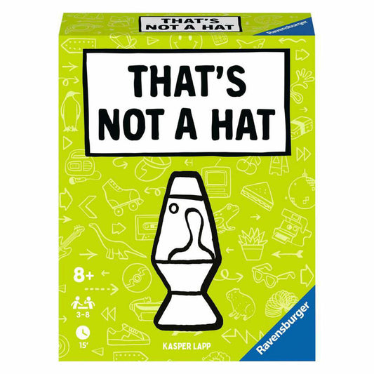 Ravensburger Thats not a hat - Pop Culture, party game, card game, board game, ages 8 and up, 22589
